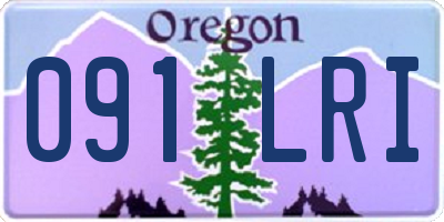 OR license plate 091LRI