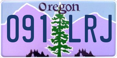 OR license plate 091LRJ