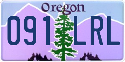 OR license plate 091LRL