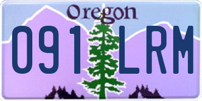 OR license plate 091LRM