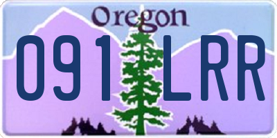 OR license plate 091LRR