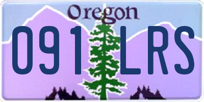 OR license plate 091LRS