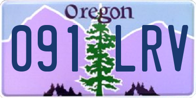 OR license plate 091LRV