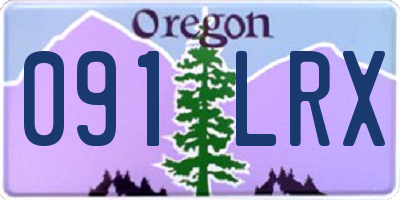 OR license plate 091LRX