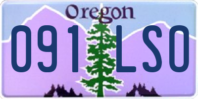 OR license plate 091LSO