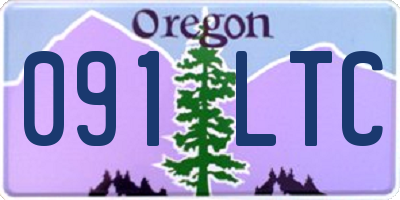 OR license plate 091LTC