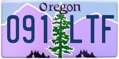 OR license plate 091LTF