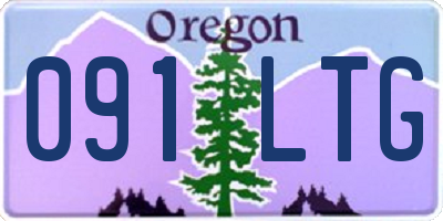 OR license plate 091LTG