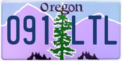 OR license plate 091LTL