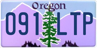 OR license plate 091LTP