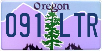 OR license plate 091LTR