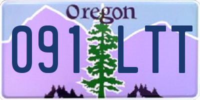 OR license plate 091LTT