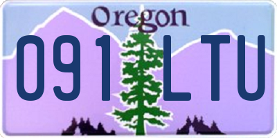 OR license plate 091LTU