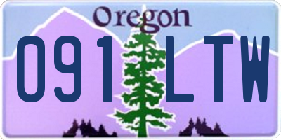 OR license plate 091LTW