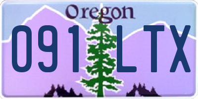 OR license plate 091LTX