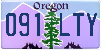 OR license plate 091LTY