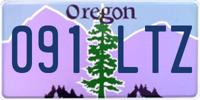 OR license plate 091LTZ