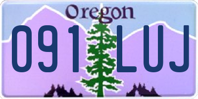 OR license plate 091LUJ