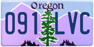 OR license plate 091LVC