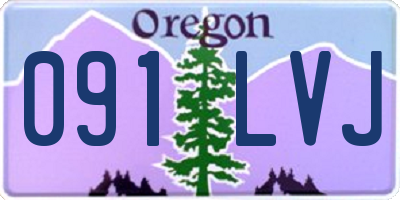 OR license plate 091LVJ