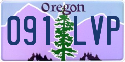 OR license plate 091LVP
