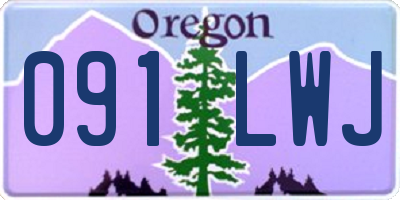 OR license plate 091LWJ