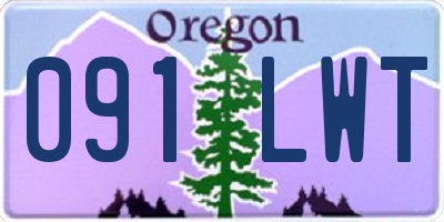OR license plate 091LWT