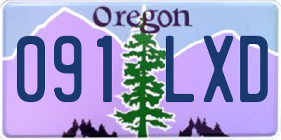 OR license plate 091LXD