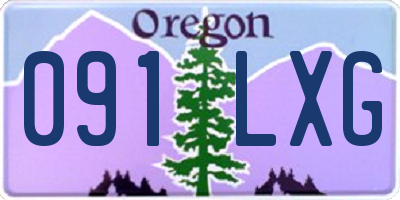 OR license plate 091LXG
