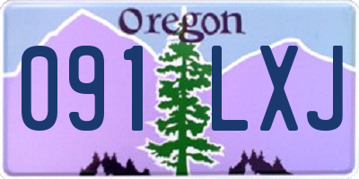 OR license plate 091LXJ