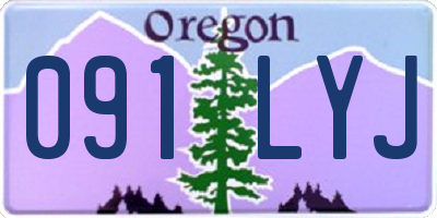 OR license plate 091LYJ
