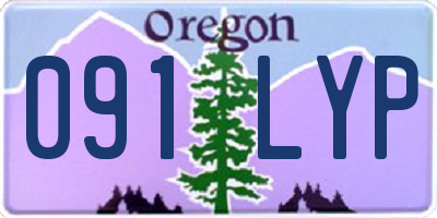 OR license plate 091LYP