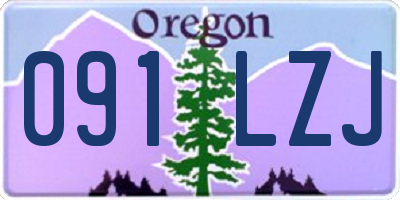 OR license plate 091LZJ