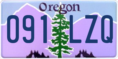OR license plate 091LZQ