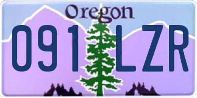 OR license plate 091LZR