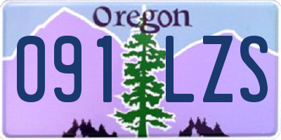 OR license plate 091LZS