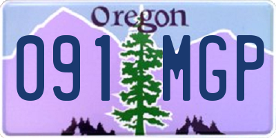 OR license plate 091MGP