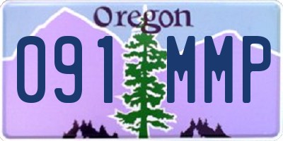 OR license plate 091MMP