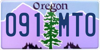 OR license plate 091MTO