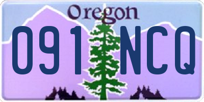 OR license plate 091NCQ