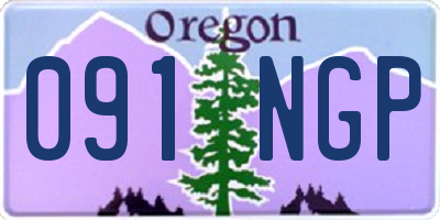 OR license plate 091NGP