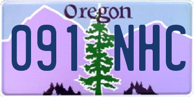 OR license plate 091NHC