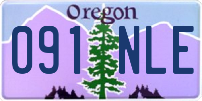 OR license plate 091NLE