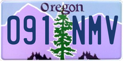 OR license plate 091NMV
