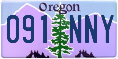OR license plate 091NNY