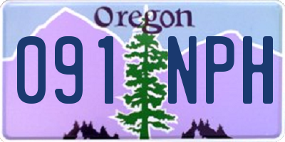 OR license plate 091NPH