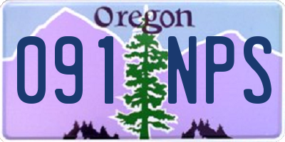 OR license plate 091NPS