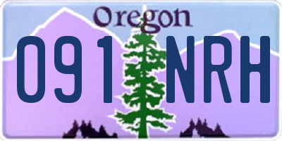 OR license plate 091NRH