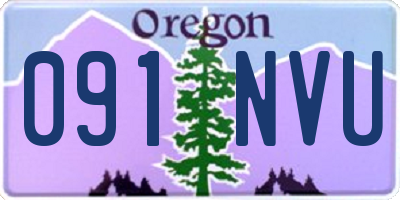 OR license plate 091NVU