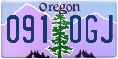 OR license plate 091OGJ